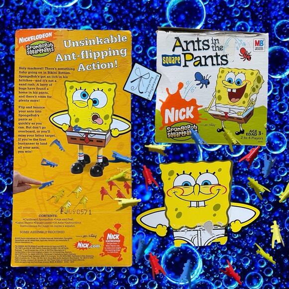 MB Spongebob Y2K 2005 Ants in the Square Pants Game - Picture 1 of 9